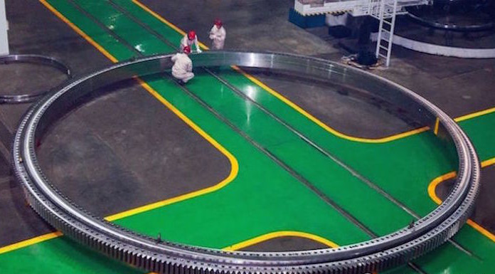 LYC produces a Slewing Bearing with an 11M OD